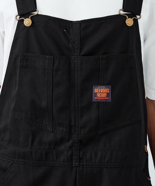 EDWIN(エドウィン)の「EDWIN エドウィン オーバーワークスファクトリー オーバーオール OWF サロペット(サロペット/オーバーオール・メンズ・カーキ/オリーブ/ブラック/ノンウォッシュ・MEDIUM/X-LARGE/LARGE/SMALL)」の11枚目の写真