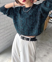 PAGEBOY | フラワージャガードニット(ニット/セーター)