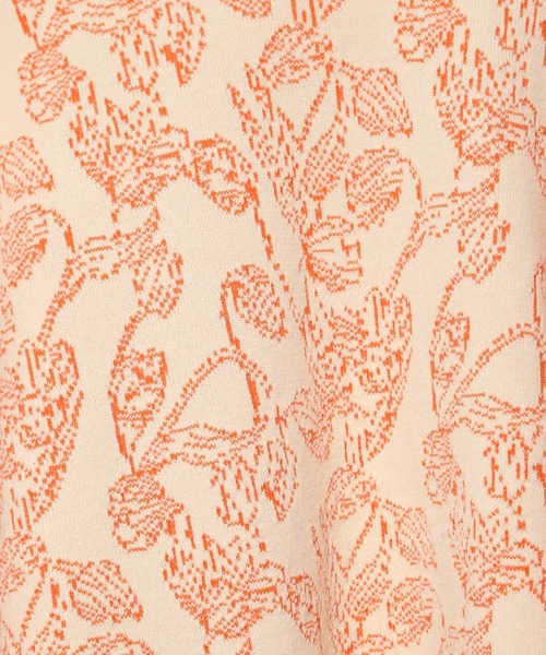 PAGEBOY（ページボーイ）の「フラワージャガードニット（ニット/セーター・レディース・ブラック/オフホワイト・FREE）」の11枚目の写真