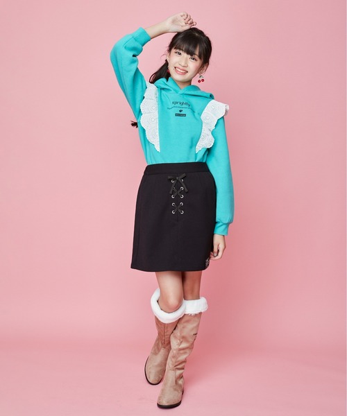 JENNI（ジェニィ）の「2wayファーロングブーツ（ブーツ・キッズ・ブラック/ベージュ/レッド・22cm/23cm/24cm/20cm/21cm）」の7枚目の写真