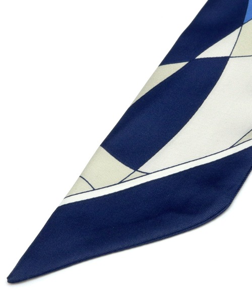 TOKYO SHIRTS（トウキョウシャツ）の「リング付きスカーフ（バンダナ/スカーフ・レディース・ボルドー/パープル/グリーン/ブラウン/ネイビー/イエロー・FREE）」の14枚目の写真