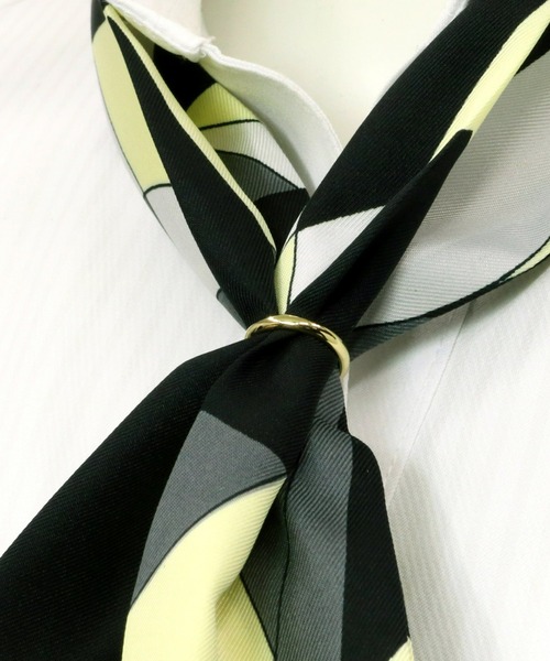 TOKYO SHIRTS（トウキョウシャツ）の「リング付きスカーフ（バンダナ/スカーフ・レディース・ボルドー/パープル/グリーン/ブラウン/ネイビー/イエロー・FREE）」の19枚目の写真