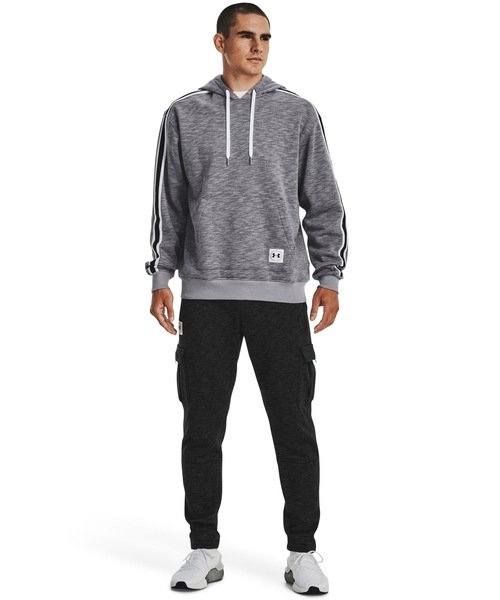 UNDER ARMOUR(アンダーアーマー)の「UAエッセンシャルヘリテージ フリース フーディー(トレーニング/メンズ)(スウェット・メンズ・アイボリー/チャコールグレー/ブラック・M/XXL/XL/L/S/3XL)」の15枚目の写真