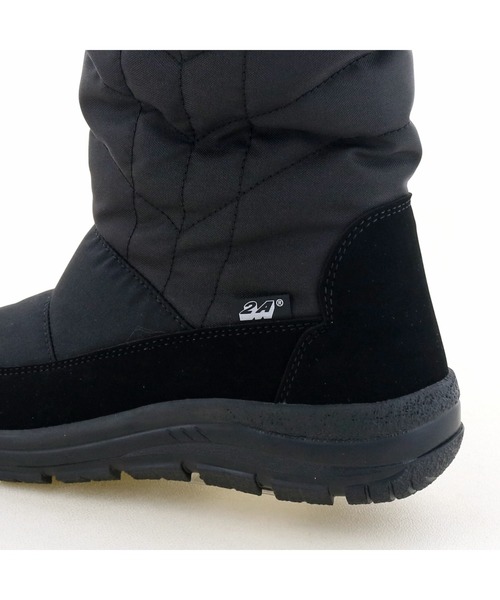 あしながおじさん（アシナガオジサン）の「耐水・防寒｜ミドルスノーブーツ　3180003（レインシューズ・レディース・ダークブラウン/ブラック・M/L/S/LL）」の10枚目の写真