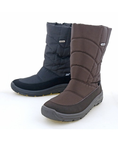 あしながおじさん（アシナガオジサン）の「耐水・防寒｜ミドルスノーブーツ　3180003（レインシューズ・レディース・ダークブラウン/ブラック・M/L/S/LL）」の20枚目の写真