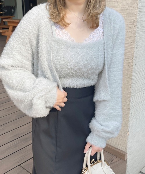 セール】シャギーニットアンサンブル【ZOZOTOWN限定アイテム】（ニット