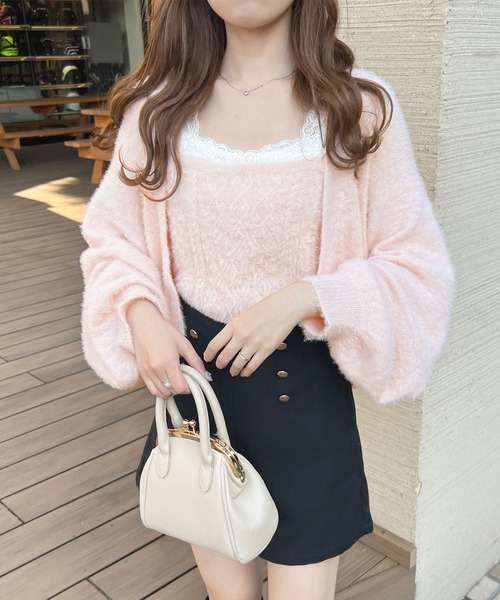 apres jour（アプレジュール）の「シャギーニットアンサンブル【ZOZOTOWN限定アイテム】（ニット/セーター・レディース・モカ/ピンク/ブルー/オフホワイト/ブラック・X-LARGE/フリー）」の19枚目の写真