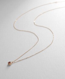 K10カットビーズステーション ロングネックレス（ネックレス