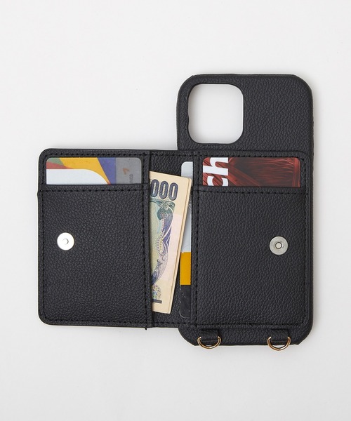 セール】フェイクレザーiphoneケース背面カード収納付き手帳タイプ