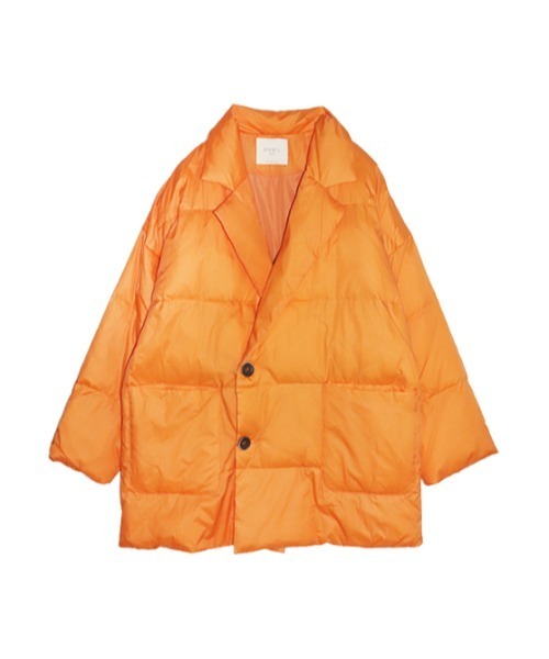 AMAIL（アマイル）の「Pumpkin warm coat（ダウンジャケット/コート・レディース・ブラック/オレンジ・FREE）」の8枚目の写真