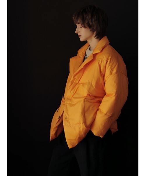 AMAIL（アマイル）の「Pumpkin warm coat（ダウンジャケット/コート・レディース・ブラック/オレンジ・FREE）」の4枚目の写真