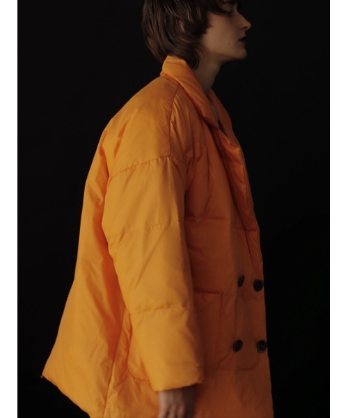AMAIL（アマイル）の「Pumpkin warm coat（ダウンジャケット/コート・レディース・ブラック/オレンジ・FREE）」の6枚目の写真
