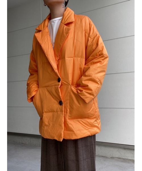 AMAIL（アマイル）の「Pumpkin warm coat（ダウンジャケット/コート・レディース・ブラック/オレンジ・FREE）」の18枚目の写真