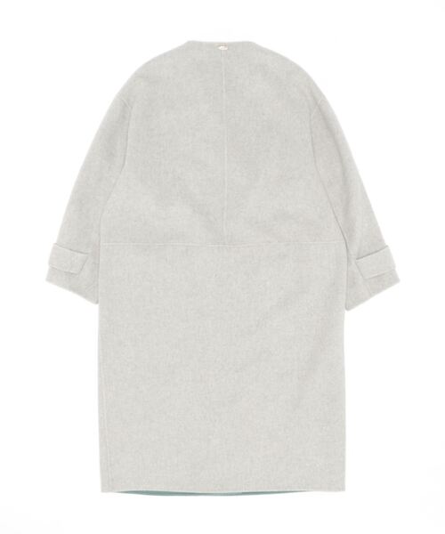 Jines(ジネス)の「スーパー110sリバーシブルコート(チェスターコート・レディース・グレー系その他2/グレー系その他・38)」の3枚目の写真