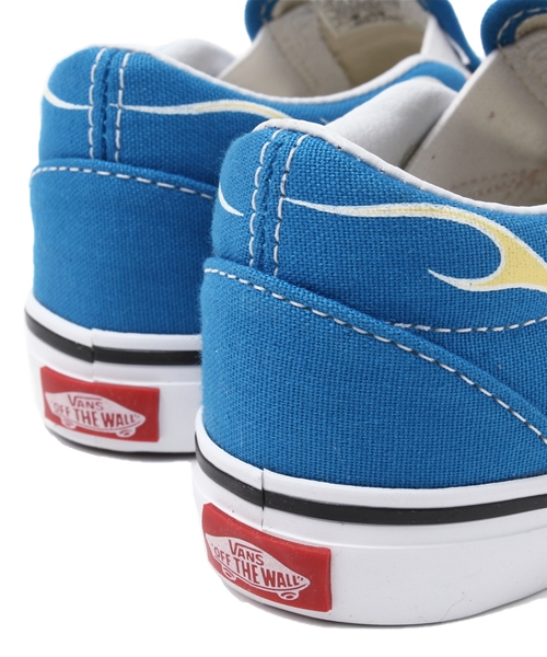 VANS(バンズ)の「VANS/ヴァンズ CLASSICSLIP-ON(ファイヤーパターン) (スニーカー・キッズ・ネイビー・10/9)」の8枚目の写真
