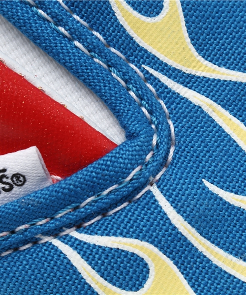 VANS(バンズ)の「VANS/ヴァンズ CLASSICSLIP-ON(ファイヤーパターン) (スニーカー・キッズ・ネイビー・10/9)」の10枚目の写真