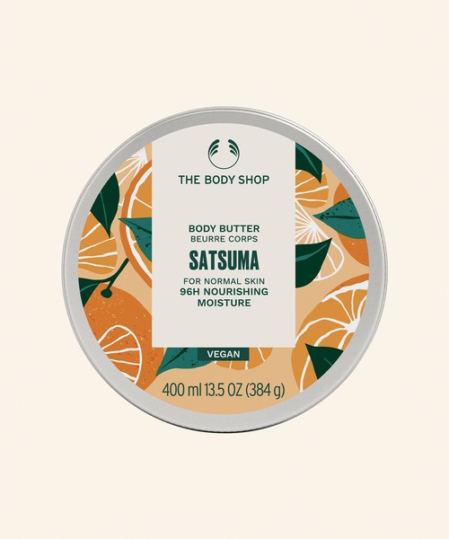 THE BODY SHOP(ザ・ボディショップ)の「【数量限定】ボディバター STM 400mL(香り:サツマ)(ボディケア/ボディクリーム・レディース・その他・FREE)」の2枚目の写真