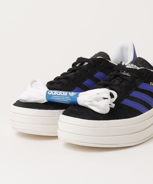 adidas(アディダス)の「ガゼルボールド / Gazelle Bold / 厚底スニーカー / アディダスオリジナルス adidas Originals(スニーカー・レディース・ブラック・22.5cm/26.5cm/22.0cm/26.0cm/25.0cm/23.5cm/27.5cm/24.0cm/28.0cm/23.0cm/27.0cm/24.5cm/25.5cm)」の11枚目の写真