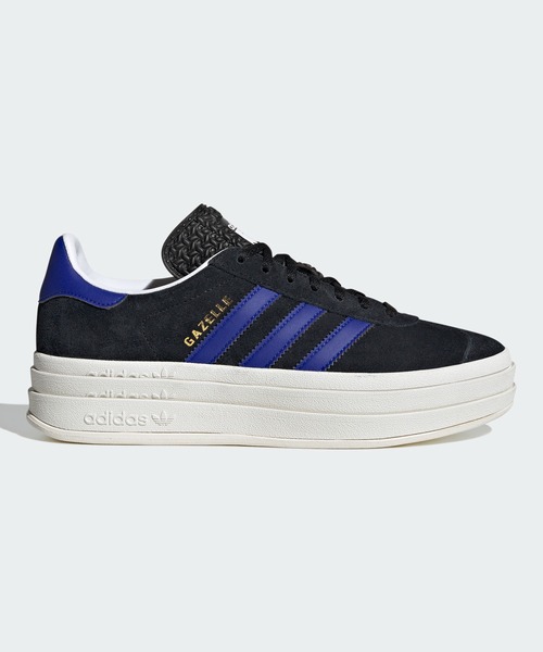 adidas(アディダス)の「ガゼルボールド / Gazelle Bold / 厚底スニーカー / アディダスオリジナルス adidas Originals(スニーカー・レディース・ブラック・22.5cm/26.5cm/22.0cm/26.0cm/25.0cm/23.5cm/27.5cm/24.0cm/28.0cm/23.0cm/27.0cm/24.5cm/25.5cm)」の2枚目の写真