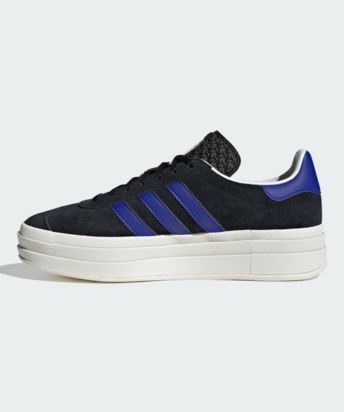 adidas(アディダス)の「ガゼルボールド / Gazelle Bold / 厚底スニーカー / アディダスオリジナルス adidas Originals(スニーカー・レディース・ブラック・22.5cm/26.5cm/22.0cm/26.0cm/25.0cm/23.5cm/27.5cm/24.0cm/28.0cm/23.0cm/27.0cm/24.5cm/25.5cm)」の3枚目の写真