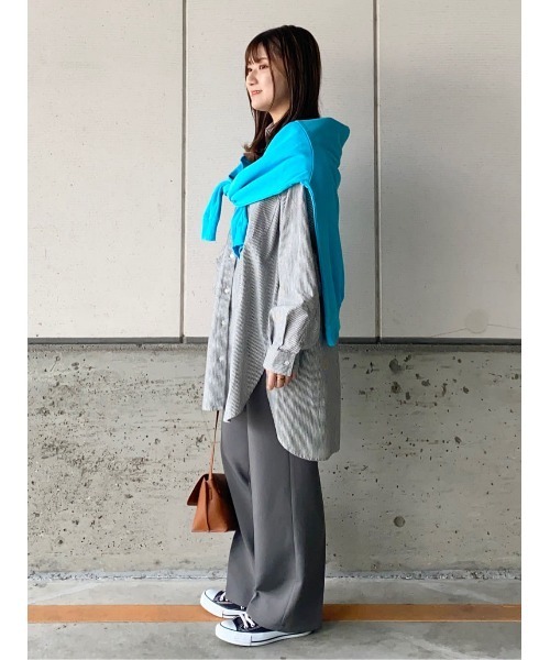 HONEYSUCKLE ROSE（ハニーサックルローズ）の「【HONEYSUCKLE ROSE】nobeeワイドパンツ（スラックス・レディース・ブラック/グレー/ベージュ・XS/S/M/L）」の22枚目の写真