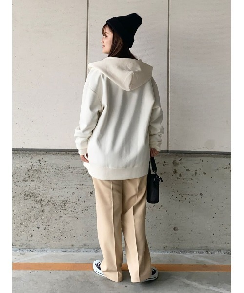 HONEYSUCKLE ROSE（ハニーサックルローズ）の「【HONEYSUCKLE ROSE】nobeeワイドパンツ（スラックス・レディース・ブラック/グレー/ベージュ・XS/S/M/L）」の10枚目の写真