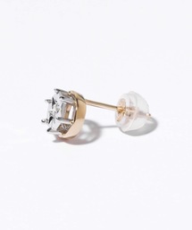 enasolunaエナソルーナ/シトリン ピアス(片耳) Enasoluna（エナソルーナ）の「enasoluna Solid diamond