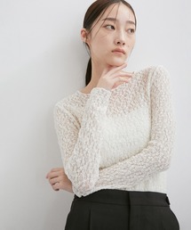 ADAM ET ROPE' | ストレッチレースプルオーバー(その他トップス)