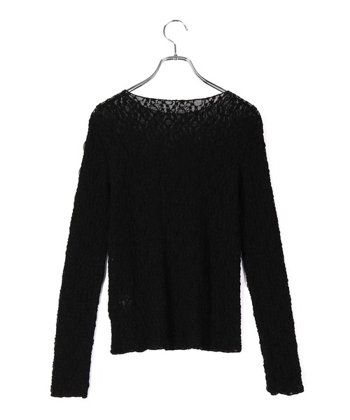 ADAM ET ROPE'（アダムエロペ）の「ストレッチレースプルオーバー（その他トップス・レディース・オレンジ/キナリ/ブラック・FREE）」の10枚目の写真