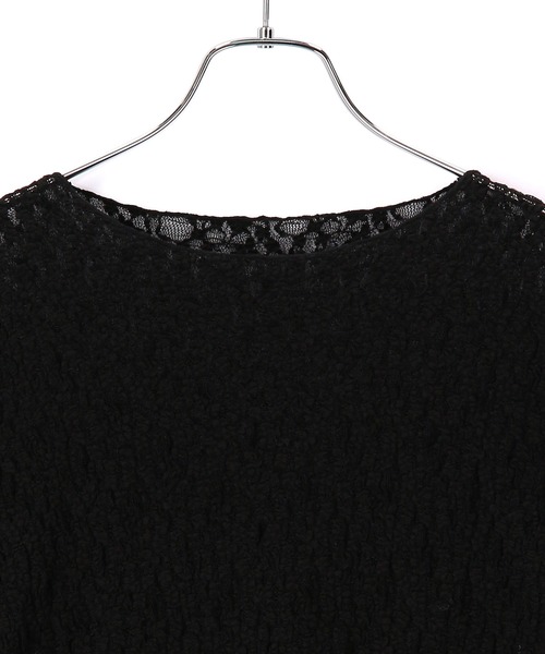 ADAM ET ROPE'（アダムエロペ）の「ストレッチレースプルオーバー（その他トップス・レディース・オレンジ/キナリ/ブラック・FREE）」の8枚目の写真