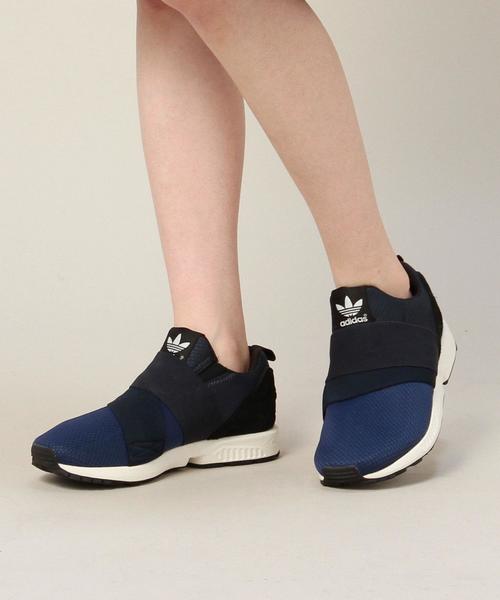 BEAUTY&YOUTH UNITED ARROWS(ビューティーアンドユースユナイテッドアローズ)の「BYBC adidas ORIGINALS ZX FLUX スリッポン◆(スニーカー・レディース・ライトグレー/ネイビー・24cm/24.5cm/23.5cm/23cm)」の9枚目の写真