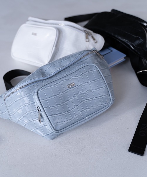 GYDA(ジェイダ)の「GYDA (ジェイダ) ボディバッグ CROCO GY-B114(ボディバッグ/ウエストポーチ・レディース・ブルー/ブラック/ホワイト・FREE)」の20枚目の写真