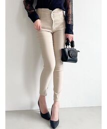 RESEXXY | 3連ボタンハイウエストスキニーパンツ(その他パンツ)