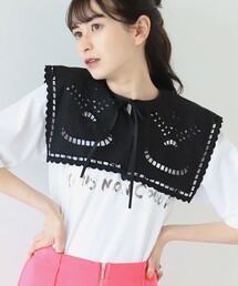 Ray BEAMS | Ray BEAMS / スクエア カットワーク 付け襟(その他小物)