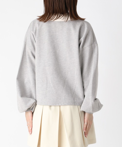 Heather（ヘザー）の「配色襟スウェットプルオーバー　189226（スウェット・レディース・アイボリー/ブラック/グレー・FREE）」の17枚目の写真