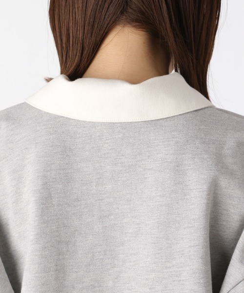 Heather（ヘザー）の「配色襟スウェットプルオーバー　189226（スウェット・レディース・アイボリー/ブラック/グレー・FREE）」の21枚目の写真