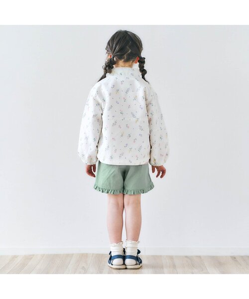 apres les cours（アプレレクール）の「花びらフリルショートパンツ（その他パンツ・キッズ・ミント/その他3/ラベンダー/インディゴブルー/チェック・100/110/120/140/130/80/90）」の19枚目の写真