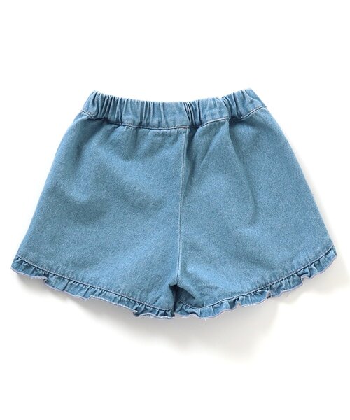 apres les cours（アプレレクール）の「花びらフリルショートパンツ（その他パンツ・キッズ・ミント/その他3/ラベンダー/インディゴブルー/チェック・100/110/120/140/130/80/90）」の10枚目の写真