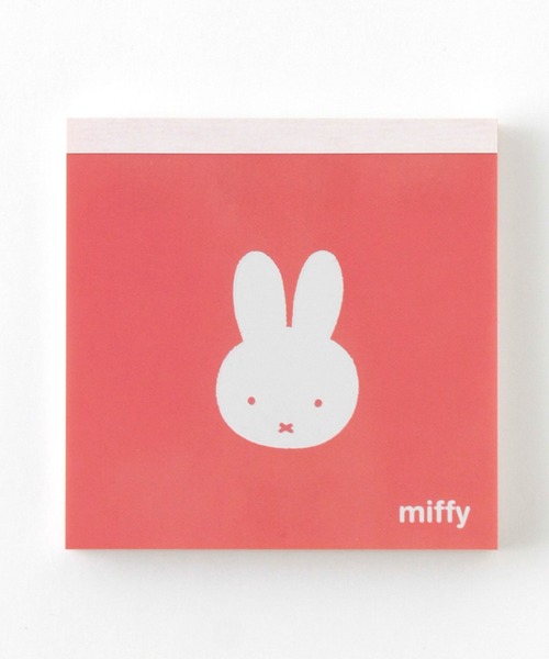 Miffy( ミッフィー)の「Miffy/メモパッド・スクエア(手帳/メモ帳・レディース・オレンジ/グリーン/ブルー/レッド・FREE)」の3枚目の写真