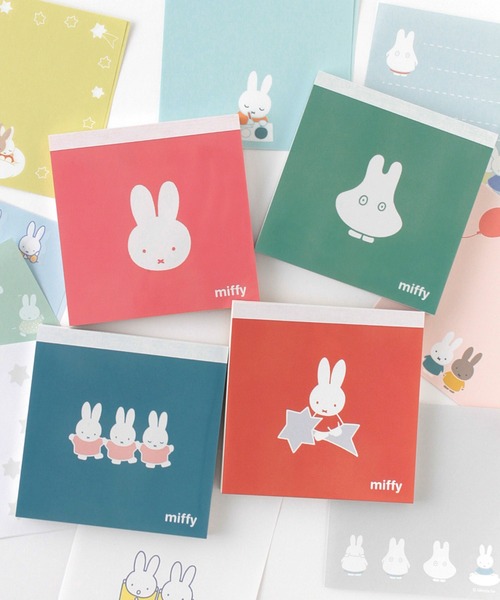 Miffy( ミッフィー)の「Miffy/メモパッド・スクエア(手帳/メモ帳・レディース・オレンジ/グリーン/ブルー/レッド・FREE)」の17枚目の写真