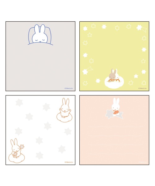 Miffy( ミッフィー)の「Miffy/メモパッド・スクエア(手帳/メモ帳・レディース・オレンジ/グリーン/ブルー/レッド・FREE)」の16枚目の写真