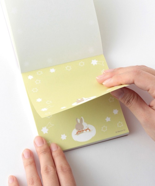 Miffy( ミッフィー)の「Miffy/メモパッド・スクエア(手帳/メモ帳・レディース・オレンジ/グリーン/ブルー/レッド・FREE)」の15枚目の写真