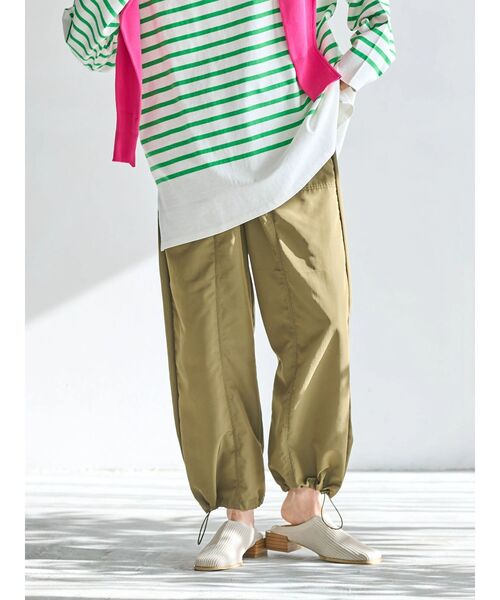 Green Parks(グリーンパークス)の「RUPIS. ニットミュール(サンダル・レディース・ブラック/ホワイト系その他2/ライトブラウン・XS/S/L/XL/M)」の5枚目の写真