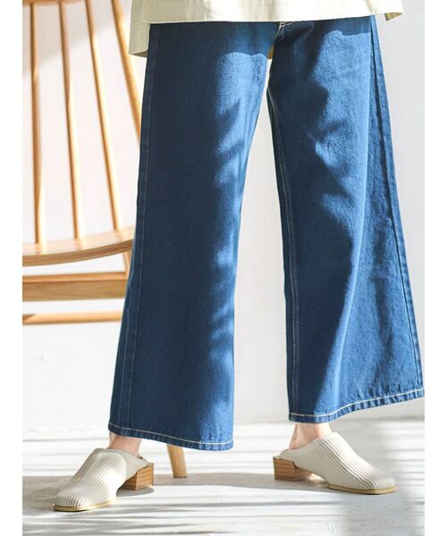 Green Parks(グリーンパークス)の「RUPIS. ニットミュール(サンダル・レディース・ブラック/ホワイト系その他2/ライトブラウン・XS/S/L/XL/M)」の6枚目の写真