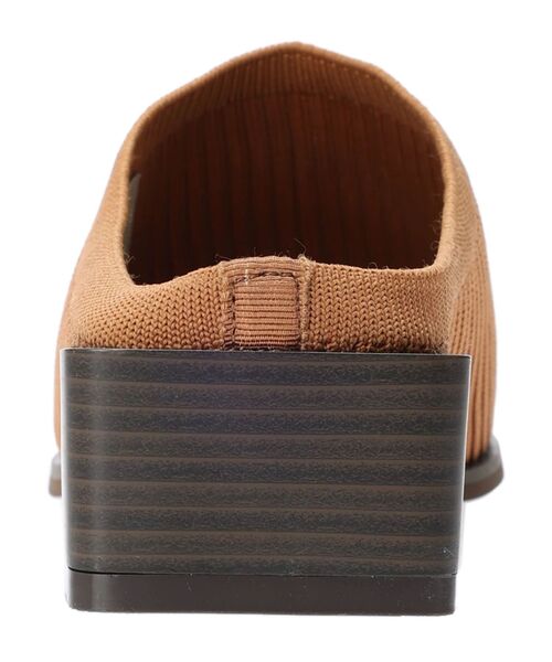 Green Parks(グリーンパークス)の「RUPIS. ニットミュール(サンダル・レディース・ブラック/ホワイト系その他2/ライトブラウン・XS/S/L/XL/M)」の9枚目の写真