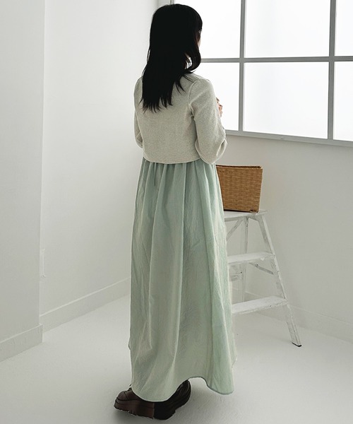 kutir(クティール)の「コロレバックリボンチェックキャミワンピース(ワンピース・レディース・ブルー/グリーン/レッド/イエロー/パープル・FREE)」の12枚目の写真