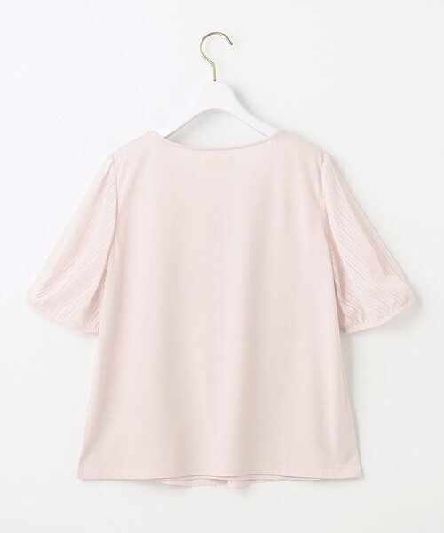 ANY SIS(エニィスィス)の「【吸水速乾・UVケア・接触冷感】コンフォートジャージー ブラウス(Tシャツ/カットソー・レディース・ホワイト系/ピンク系/スカイブルー系/ネイビー系・0)」の19枚目の写真
