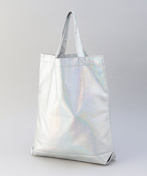 FREAK'S STORE（フリークスストア）の「【限定展開】Bindu/ビンドゥー　ShinyTote/シャイニートートバッグ(メタリックバッグ)（トートバッグ・レディース・ゴールド/ホワイト/シルバー・ONE SIZE）」の4枚目の写真
