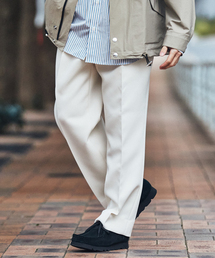 EDIFICE | "E"TROUSERS（E-5）トリプルクロス 2タック ワイドパンツ(スラックス)