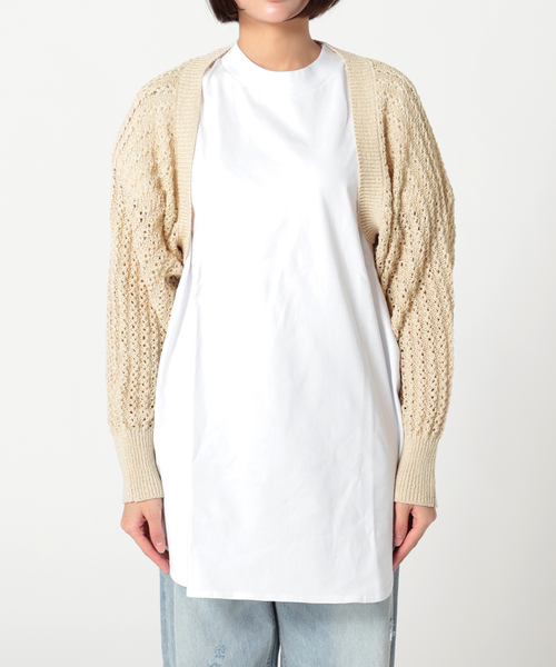 JOINT WORKS(ジョイントワークス)の「ボレロ カーディガン(カーディガン/ボレロ・レディース・ブラック/サックスブルー/アイボリー/レッド・FREE)」の21枚目の写真